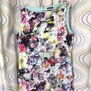 Tahari Colorful Floral Dress
